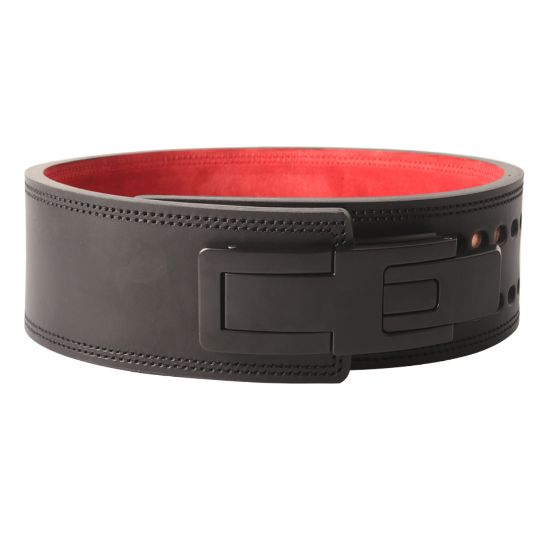 Weight Lifting Leather Belt Lever Buckle