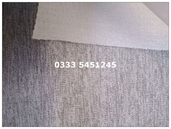 Grey melange fabric