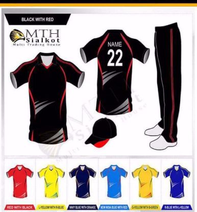 Cricket club color uniform