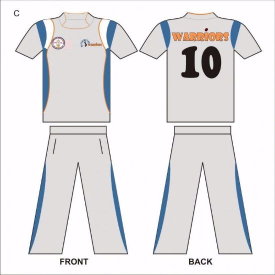 Custom made T20 cricket uniforms Washington Warriors USA