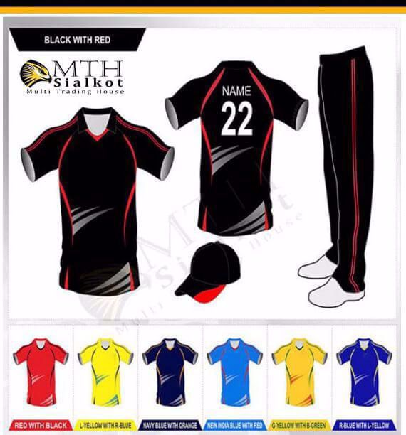 Coloured cricket uniforms hotsell