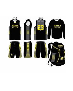 Basketball uniform package