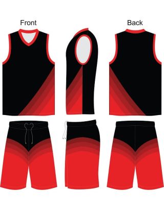 Basketball shorts and jerseys