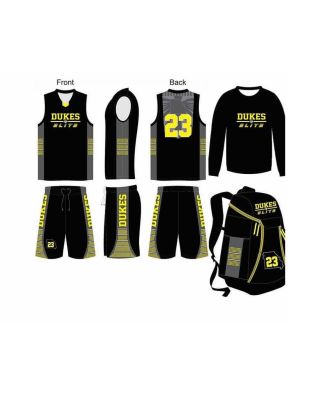 Basketball uniform package