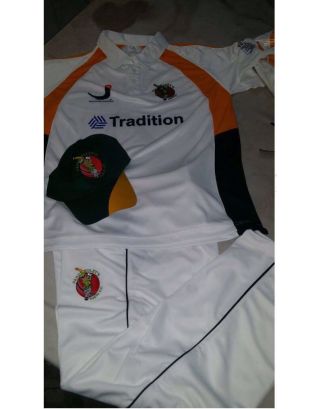 custom white cricket kit