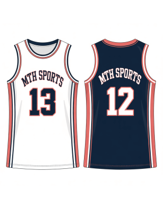 Custom reversible basketball jerseys