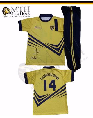 Customized Cricket sublimation uniform