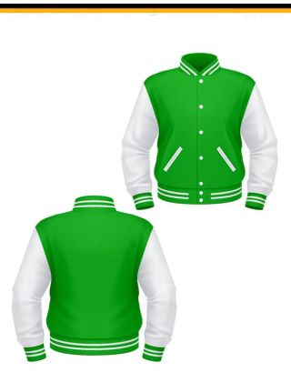 Green Varsity jacket