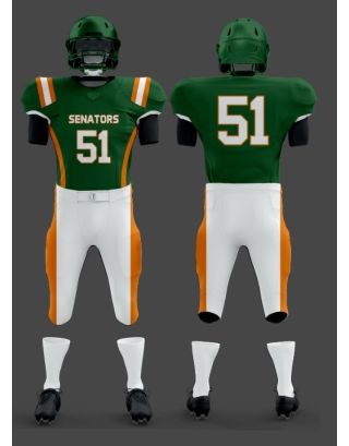 Professional american football uniforms