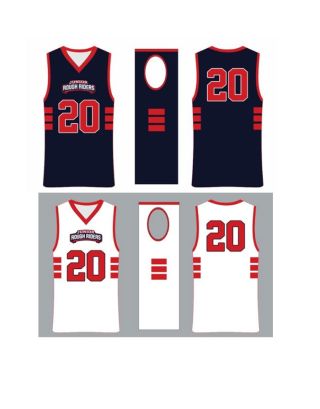 Reversible Basketball jerseys with numbers