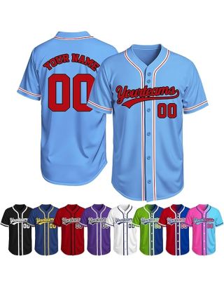 Sublimated youth baseball jerseys