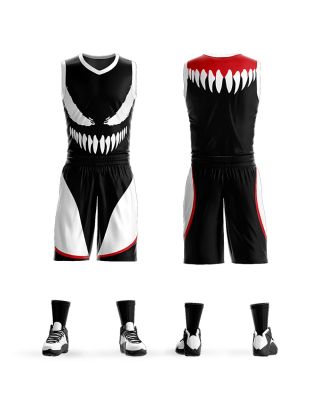 Youth reversible basketball uniforms