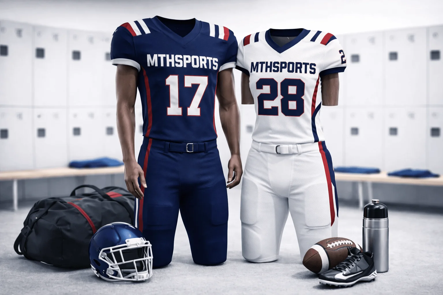 Custom American Football Uniforms for Youth and High School Teams