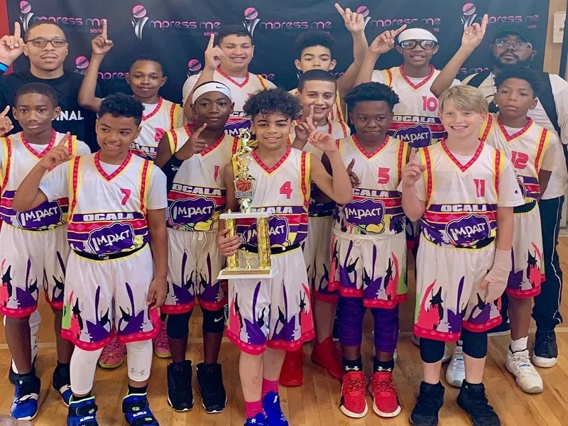 USA youth basketball team wearing custom uniforms manufactured by MTH Sports