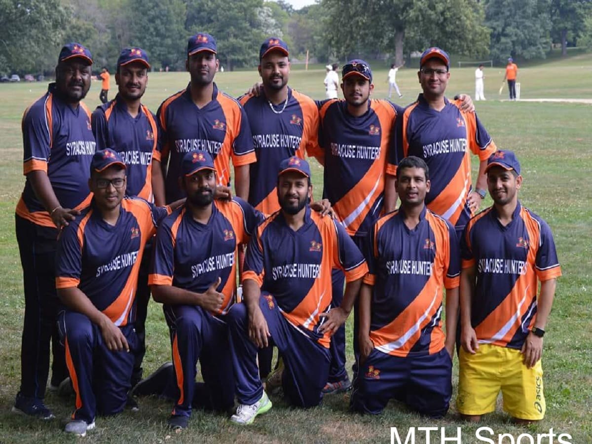 Custom cricket team uniforms with full sublimation printing