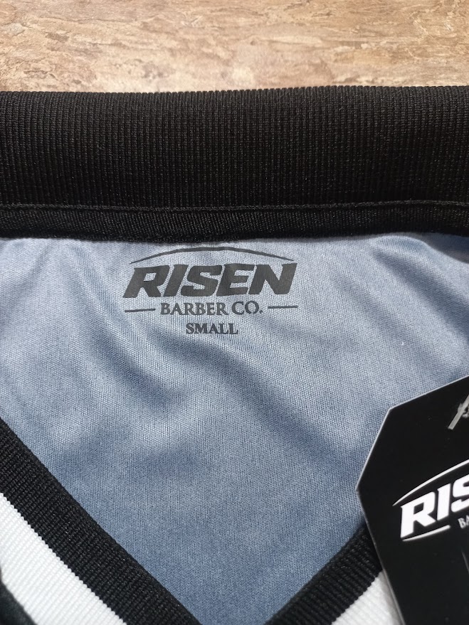 Inner collar neck custom label soccer jersey printing