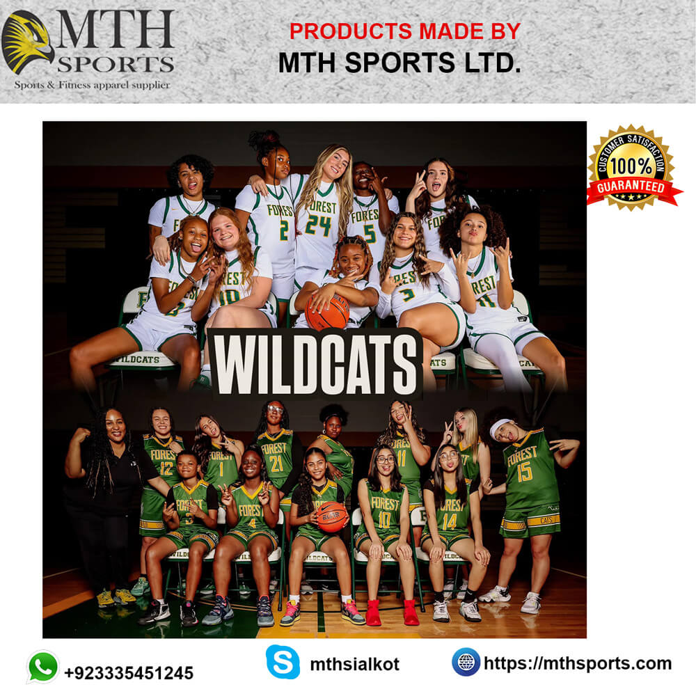 Custom basketball team jersey with sponsor logos